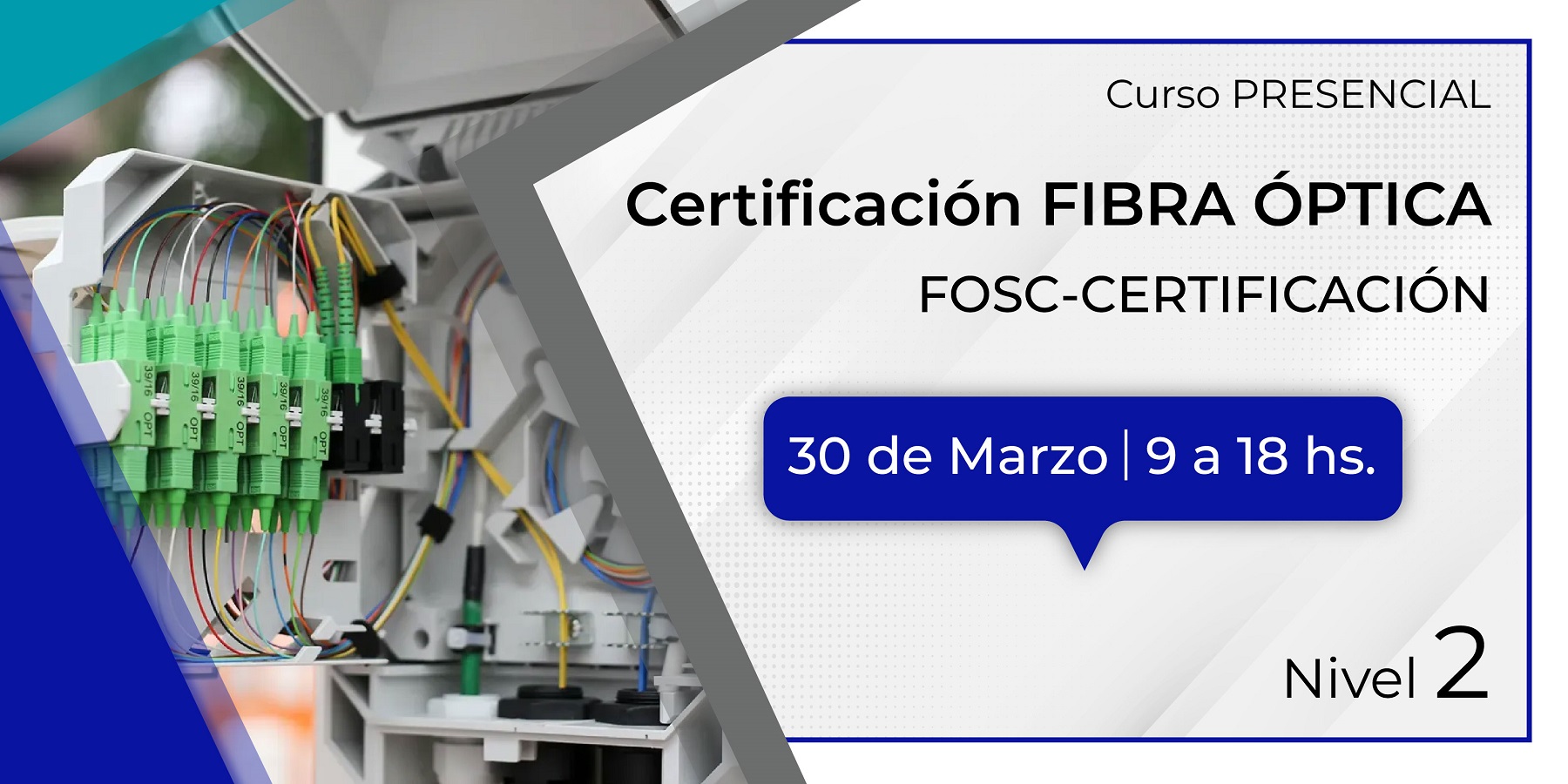 banner de curso certificacion de fibra nivel 2